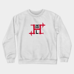 HOTEL Aviation Phonetic Alphabet Pilot Airplane Crewneck Sweatshirt